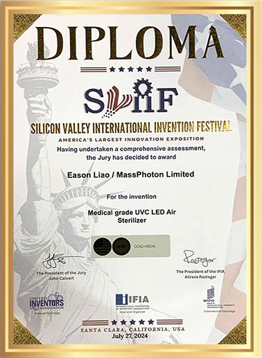Goldmedaille des Silicon Valley International Invention Festival 2024