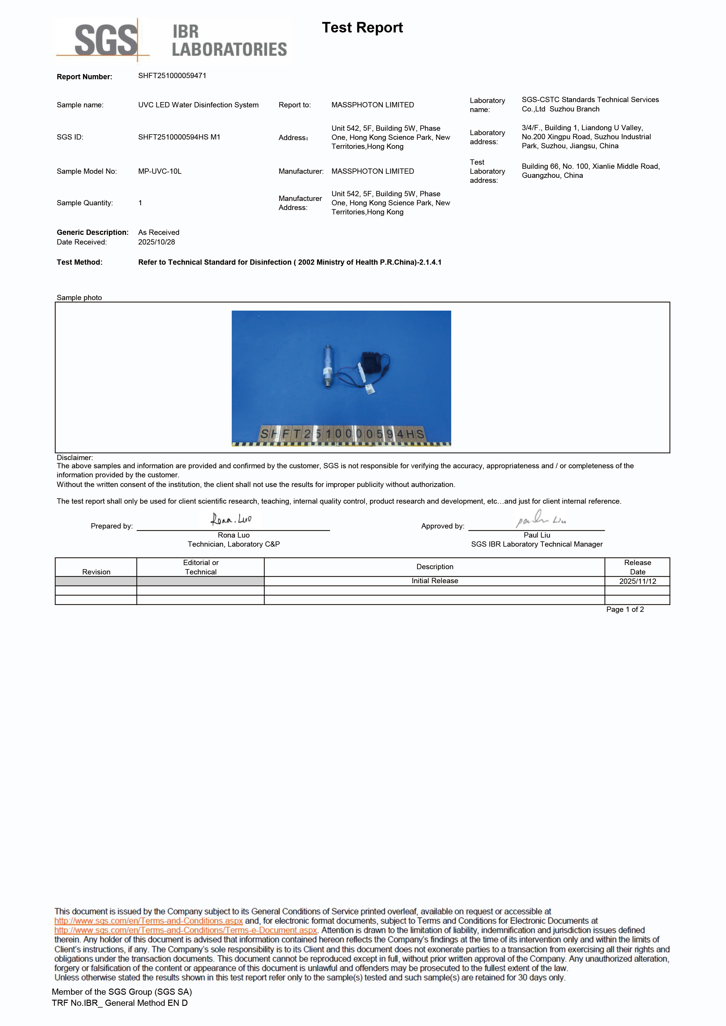 Legionella-pneumophila---SGS-Testbericht 