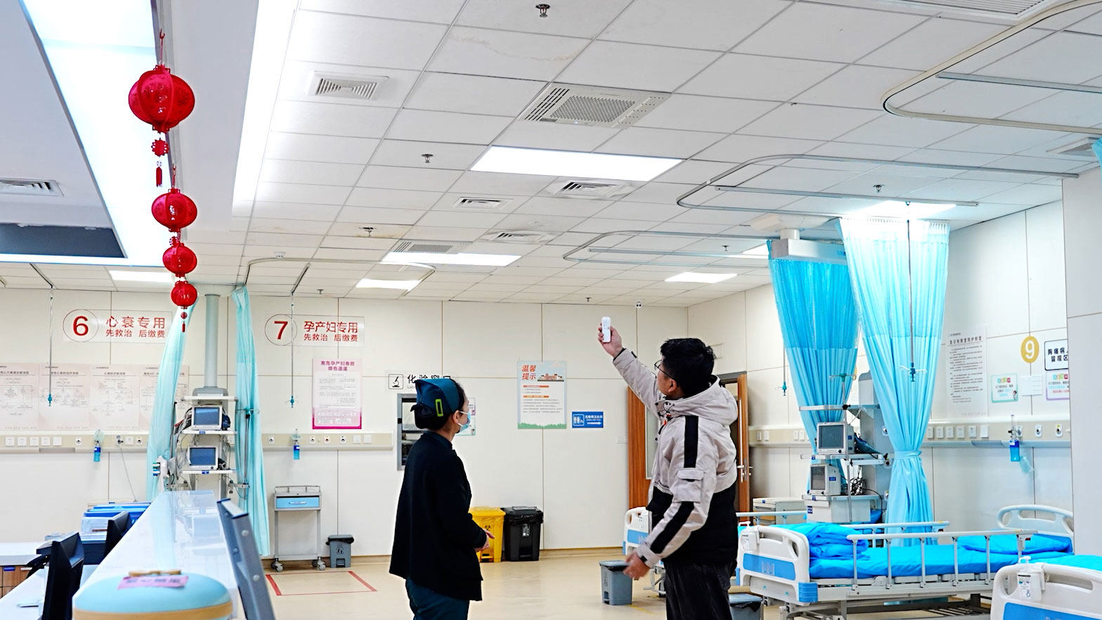 Luftdesinfektionsinstallation Fall-Krankenhäuser