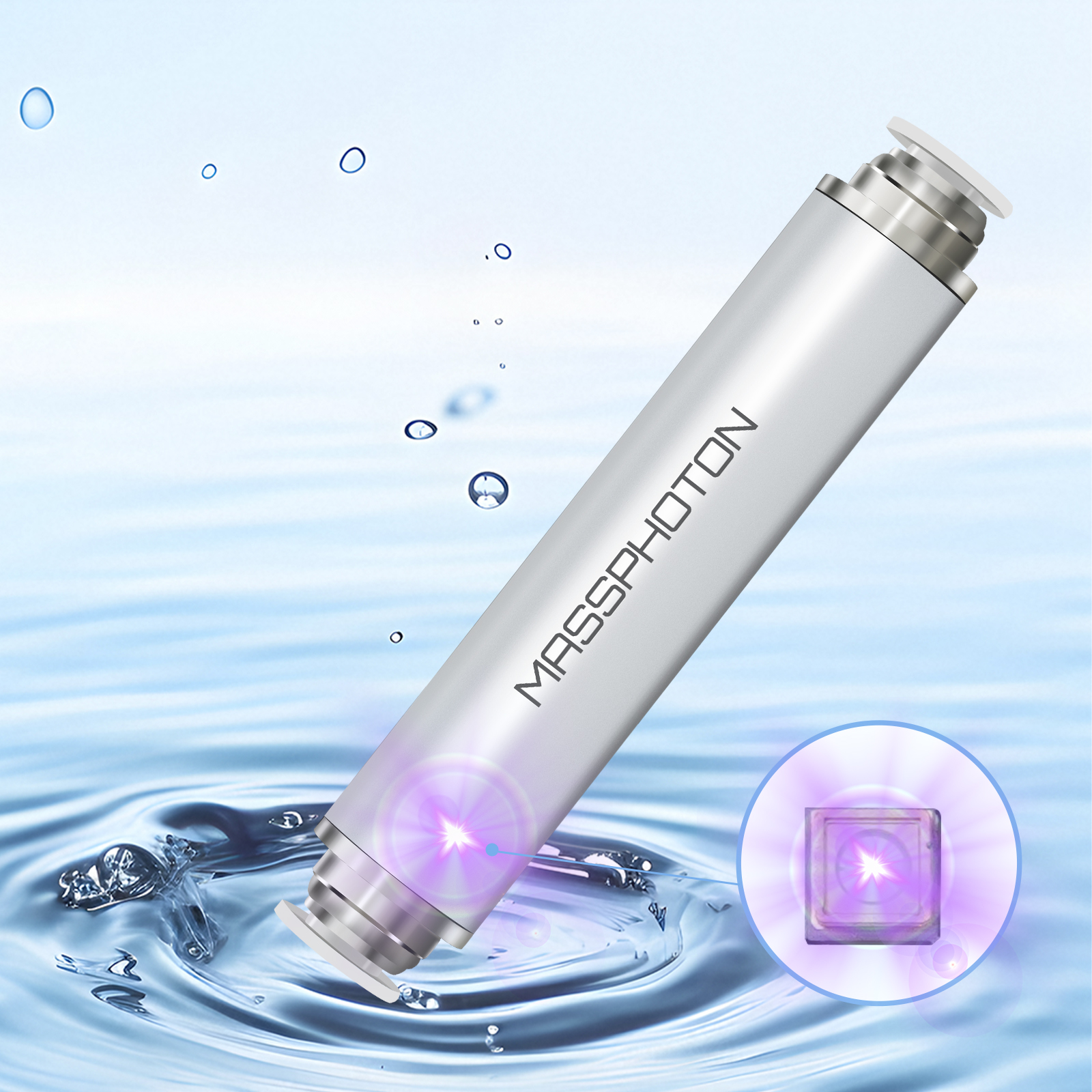 UV 1 GPM UVC-LED-Wasserdesinfektionsmodul 4 l/min MP-UVC-4LB
