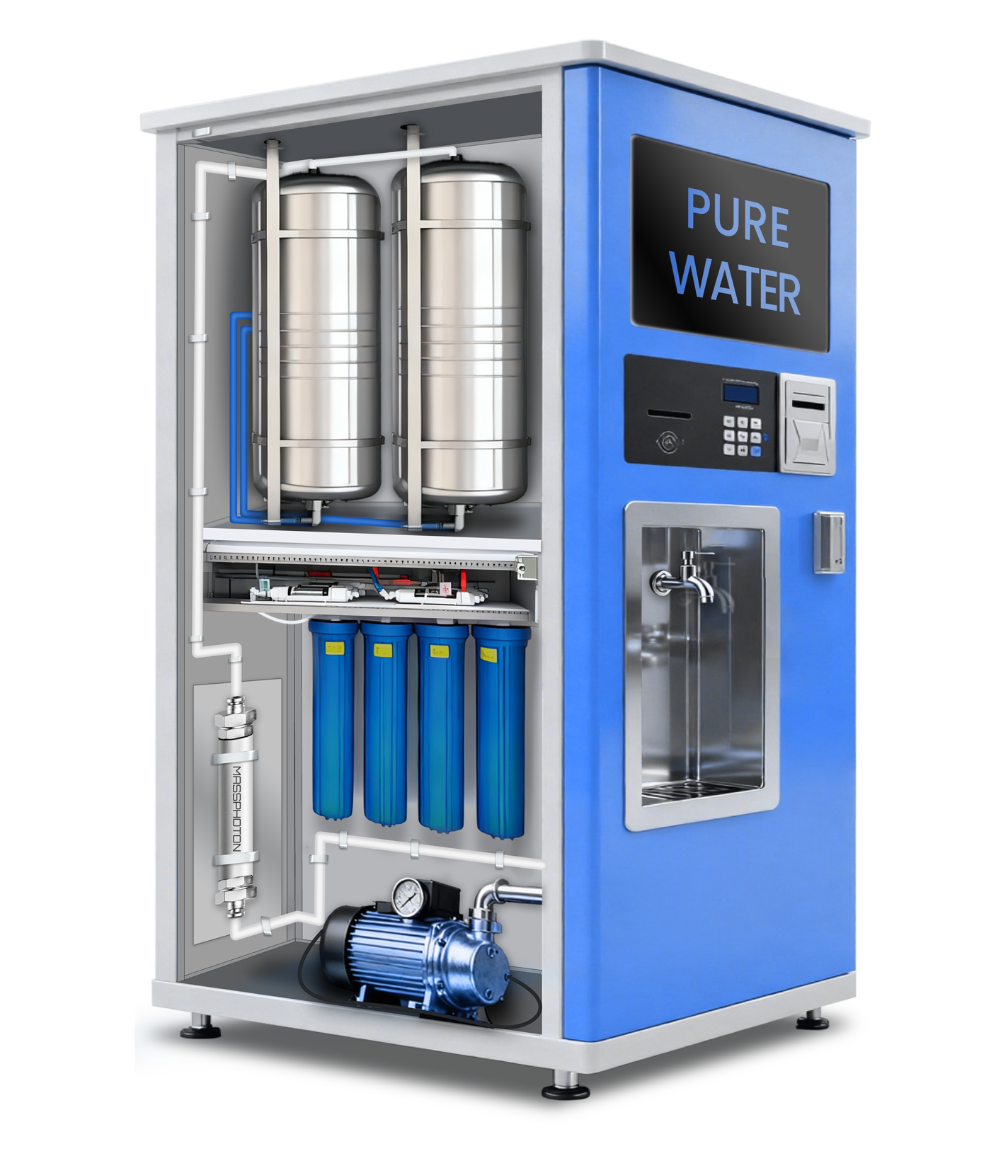 Verkaufsautomat f&uuml;r Wasser
