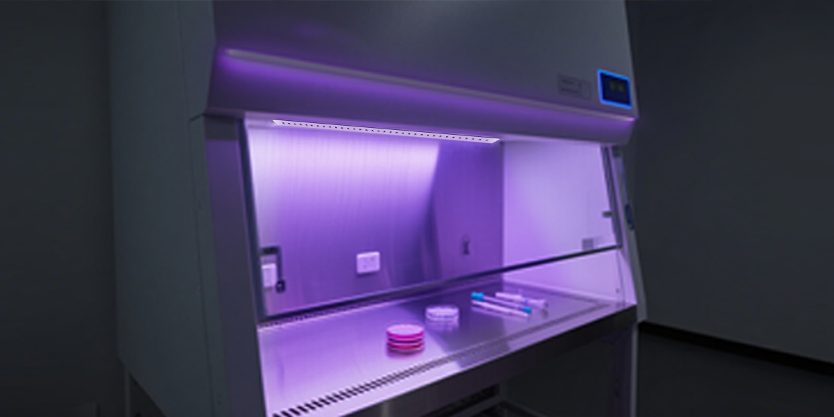 UV-Licht im Biosicherheitsschrank