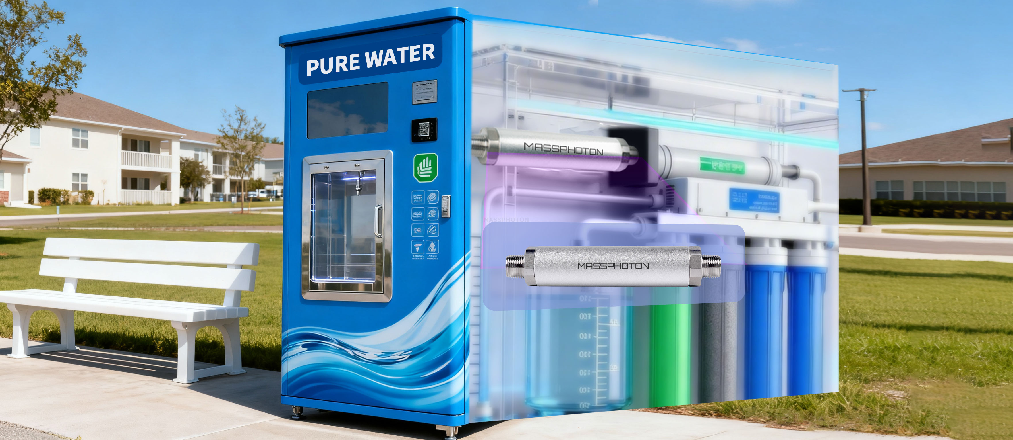UVC-LED-Wasserdesinfektionsmodul