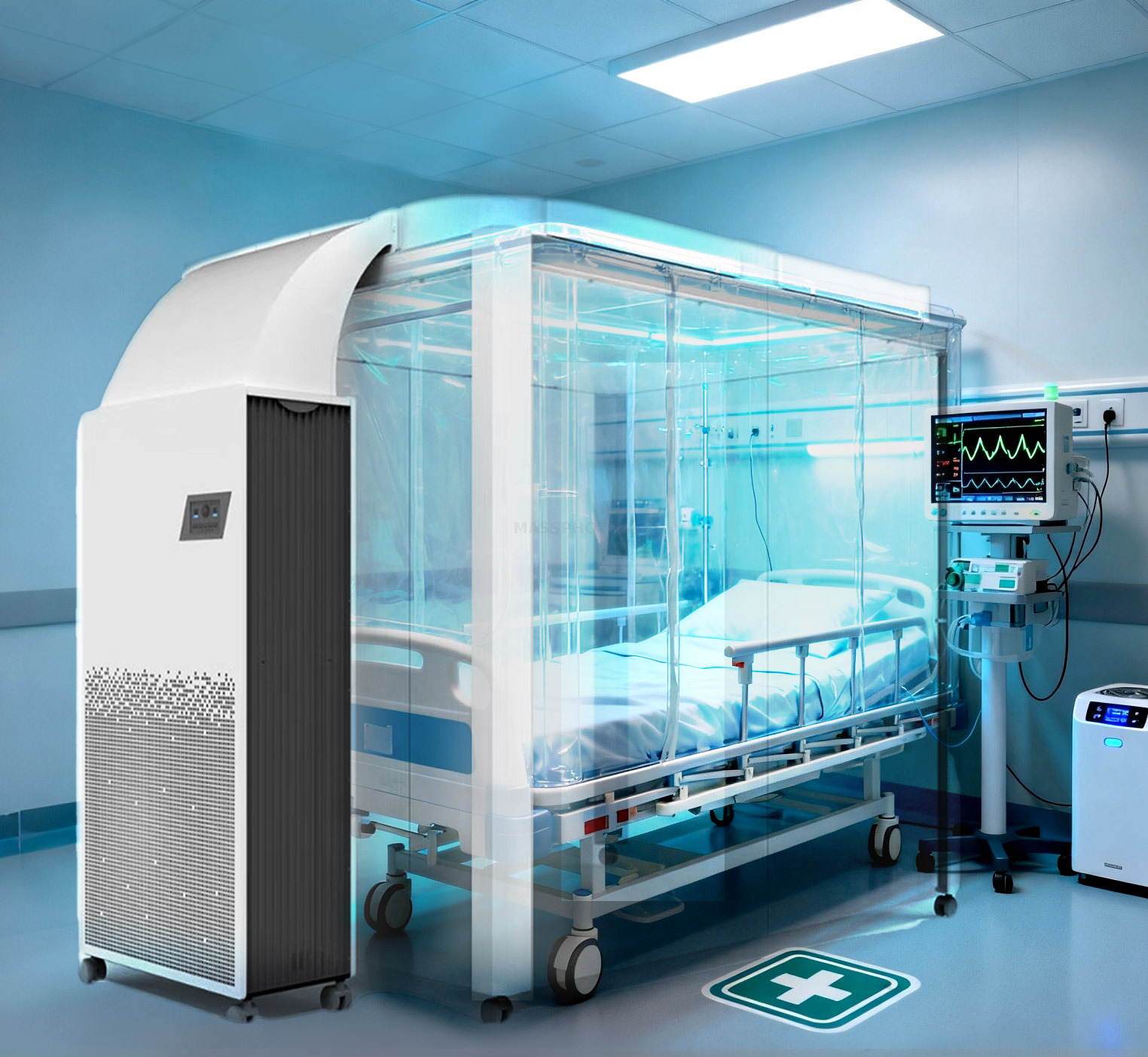 Y2600U mobile Luftdesinfektionssystem und Reinigungsmaschine für mobile Luftqualität 