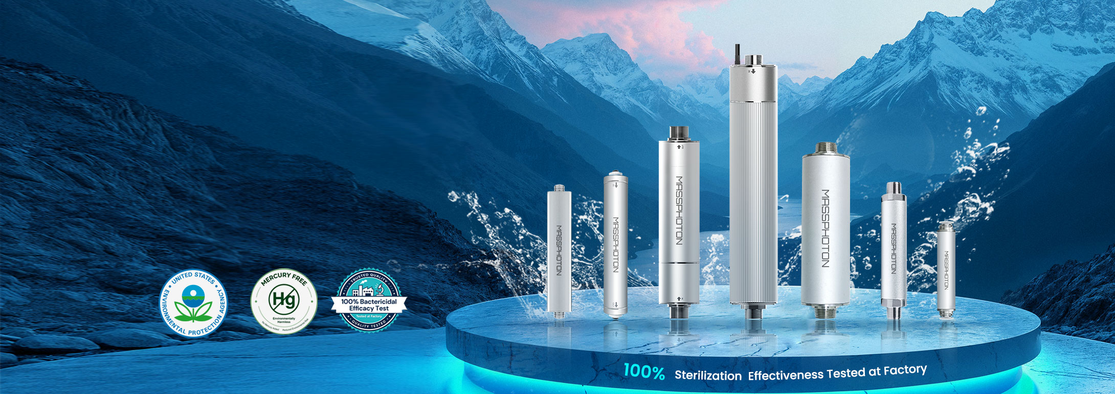 UVC LED water disinfection
